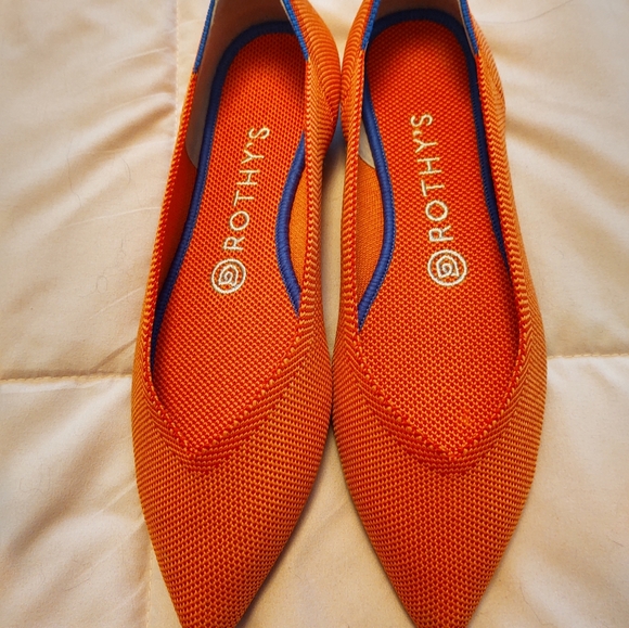 Rothy's the Point Persimmon EUC size 7.5 - Picture 2 of 4